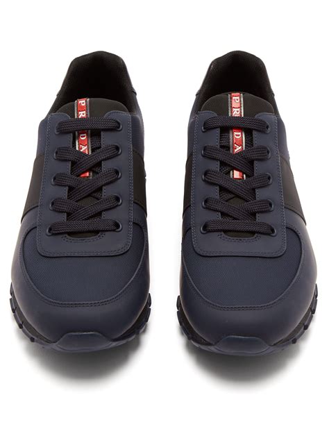 blue prada trainers uk|Prada trainers for men.